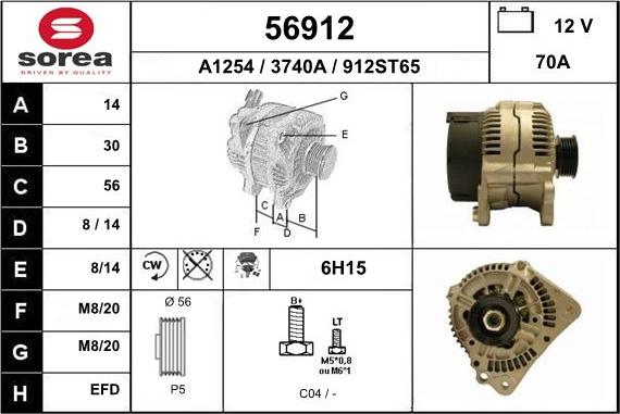 EAI 56912 - Alternateur cwaw.fr