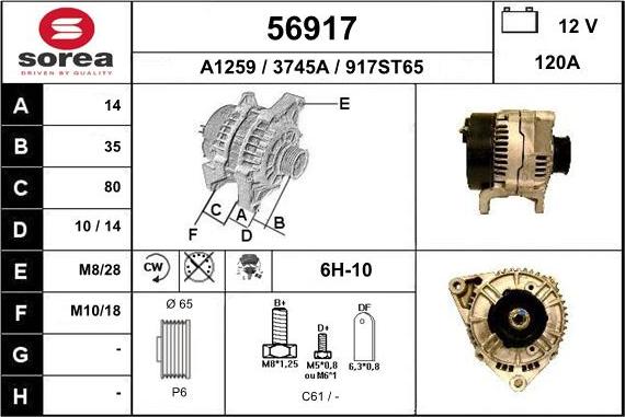 EAI 56917 - Alternateur cwaw.fr