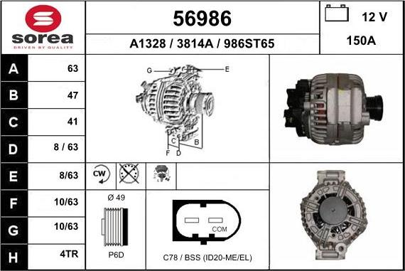 EAI 56986 - Alternateur cwaw.fr