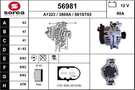 EAI 56981 - Alternateur cwaw.fr