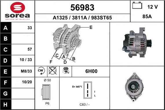 EAI 56983 - Alternateur cwaw.fr