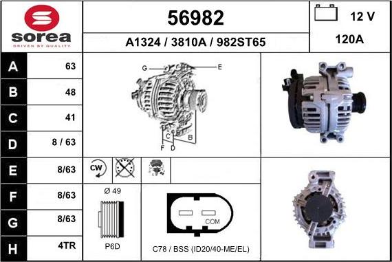 EAI 56982 - Alternateur cwaw.fr