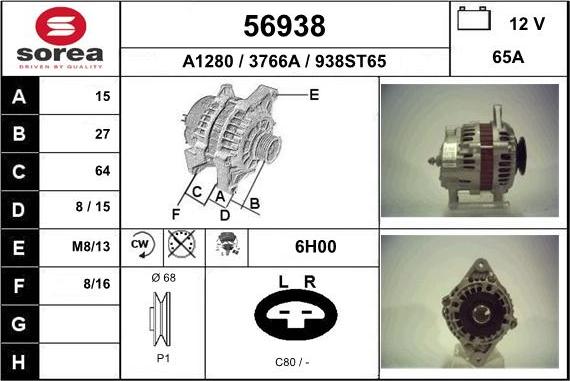 EAI 56938 - Alternateur cwaw.fr