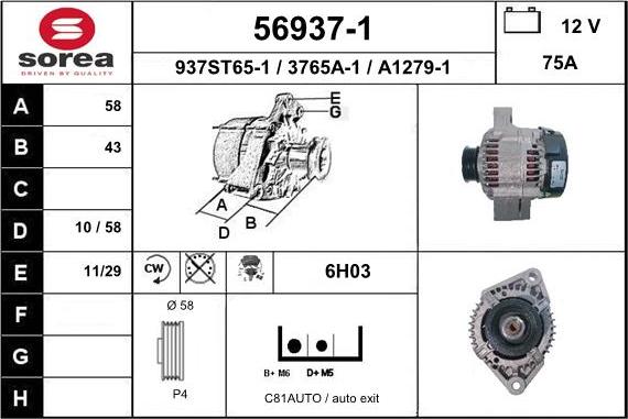 EAI 56937-1 - Alternateur cwaw.fr