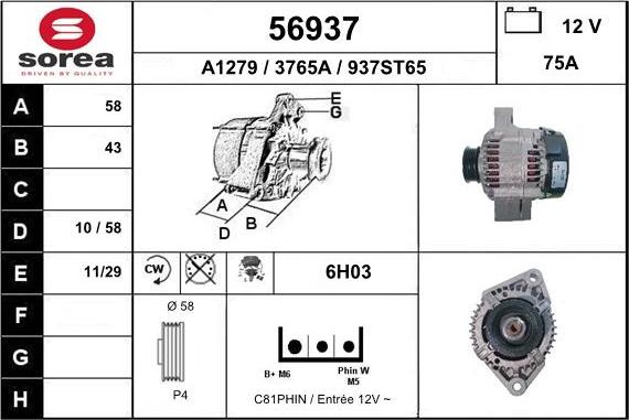 EAI 56937 - Alternateur cwaw.fr