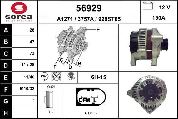 EAI 56929 - Alternateur cwaw.fr