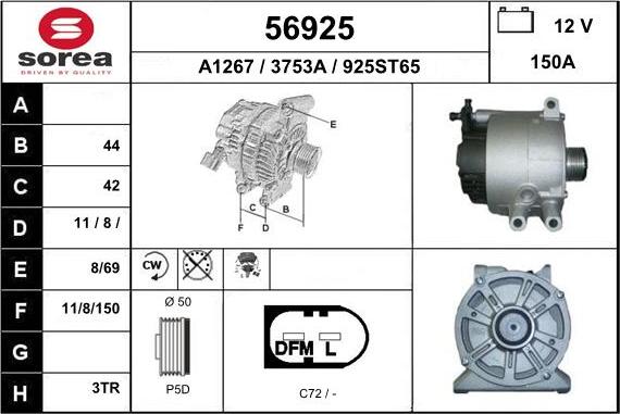 EAI 56925 - Alternateur cwaw.fr