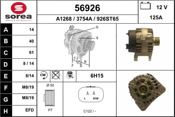 EAI 56926 - Alternateur cwaw.fr