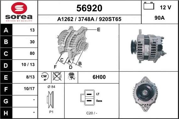 EAI 56920 - Alternateur cwaw.fr