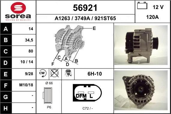 EAI 56921 - Alternateur cwaw.fr