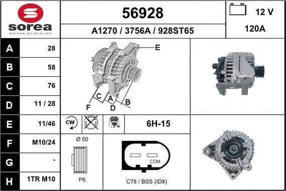 EAI 56928 - Alternateur cwaw.fr