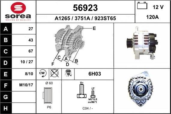 EAI 56923 - Alternateur cwaw.fr