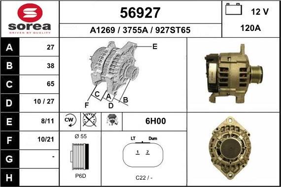 EAI 56927 - Alternateur cwaw.fr