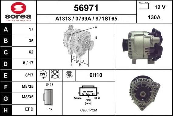 EAI 56971 - Alternateur cwaw.fr