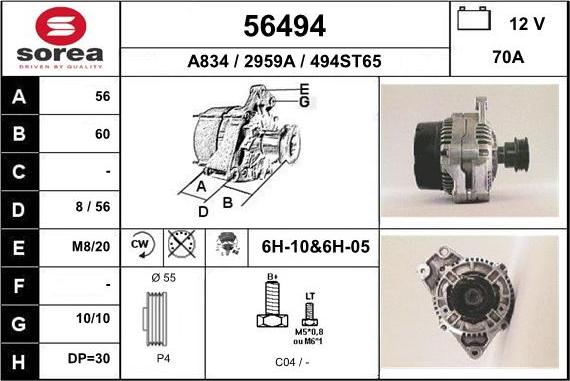 EAI 56494 - Alternateur cwaw.fr