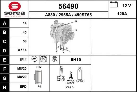 EAI 56490 - Alternateur cwaw.fr