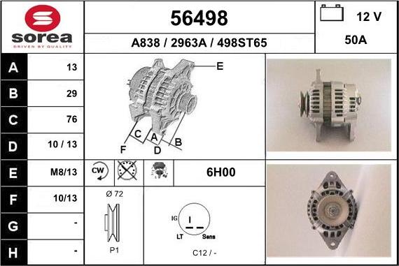 EAI 56498 - Alternateur cwaw.fr