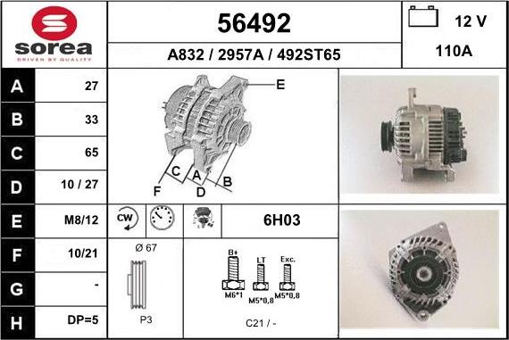 EAI 56492 - Alternateur cwaw.fr