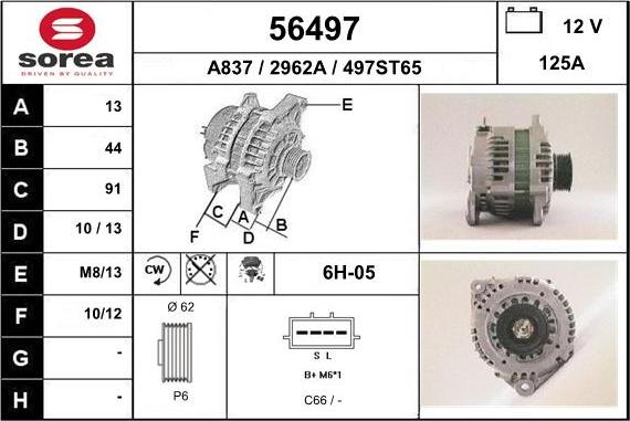 EAI 56497 - Alternateur cwaw.fr