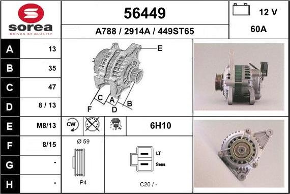 EAI 56449 - Alternateur cwaw.fr