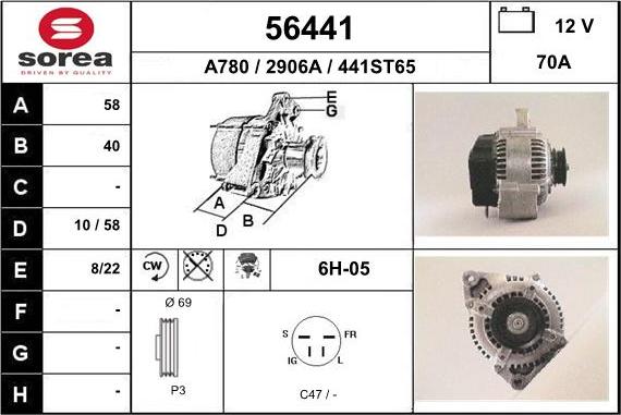 EAI 56441 - Alternateur cwaw.fr