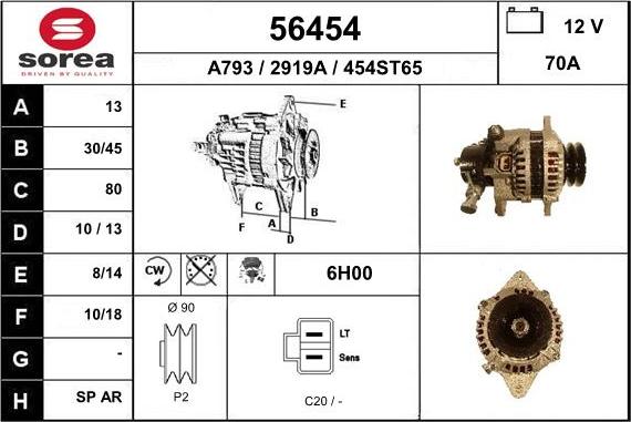 EAI 56454 - Alternateur cwaw.fr