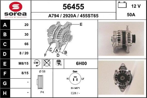 EAI 56455 - Alternateur cwaw.fr