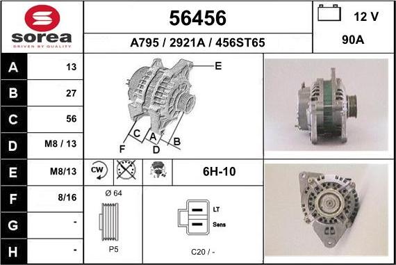 EAI 56456 - Alternateur cwaw.fr