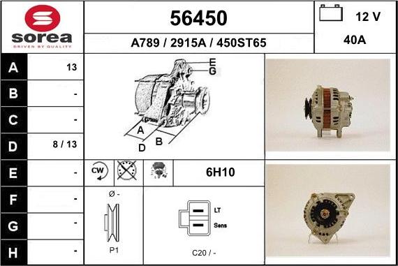 EAI 56450 - Alternateur cwaw.fr