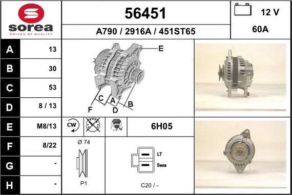 EAI 56451 - Alternateur cwaw.fr