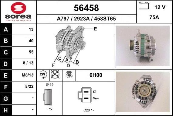 EAI 56458 - Alternateur cwaw.fr