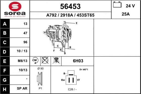 EAI 56453 - Alternateur cwaw.fr