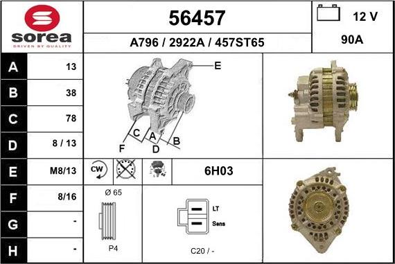 EAI 56457 - Alternateur cwaw.fr