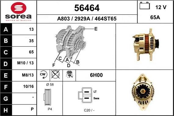 EAI 56464 - Alternateur cwaw.fr