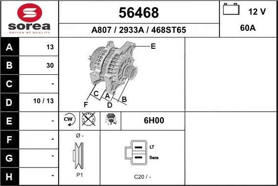 EAI 56468 - Alternateur cwaw.fr