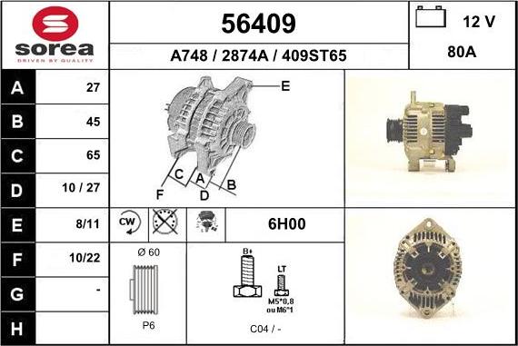 EAI 56409 - Alternateur cwaw.fr