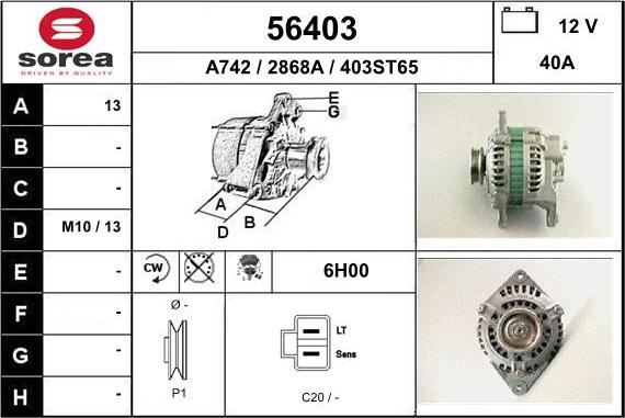 EAI 56403 - Alternateur cwaw.fr