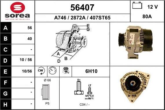 EAI 56407 - Alternateur cwaw.fr