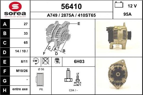 EAI 56410 - Alternateur cwaw.fr