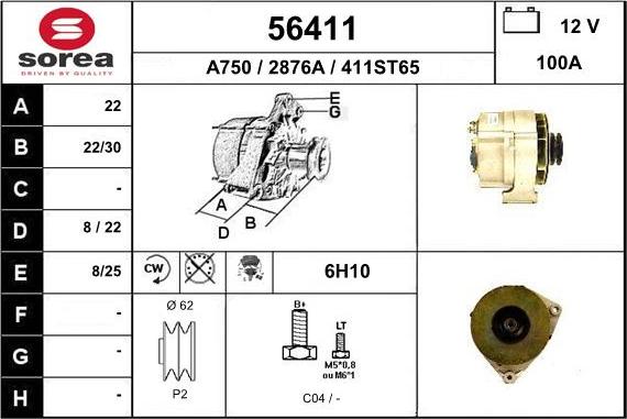 EAI 56411 - Alternateur cwaw.fr