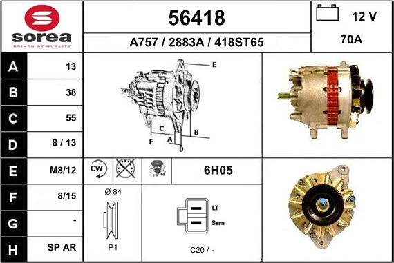 EAI 56418 - Alternateur cwaw.fr