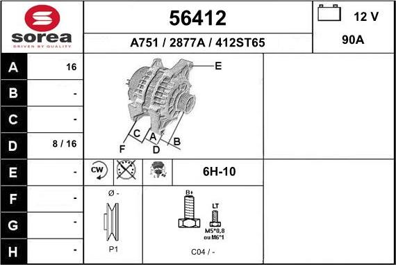 EAI 56412 - Alternateur cwaw.fr