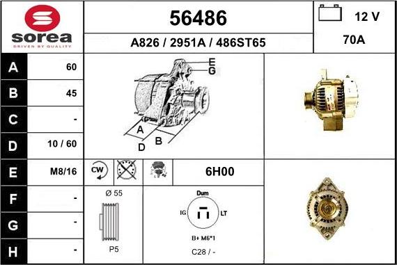 EAI 56486 - Alternateur cwaw.fr