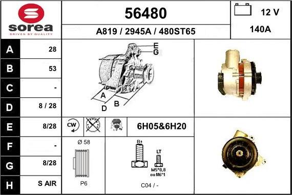 EAI 56480 - Alternateur cwaw.fr