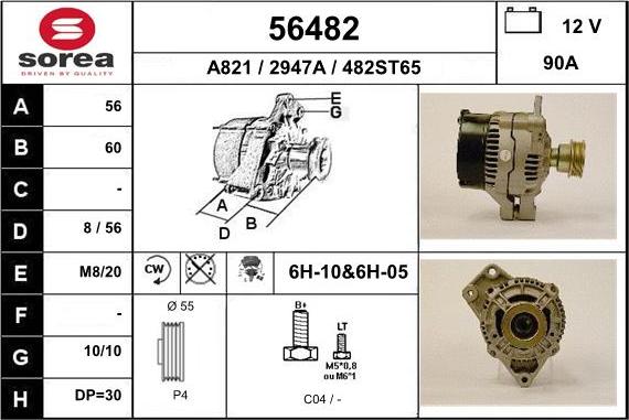 EAI 56482 - Alternateur cwaw.fr