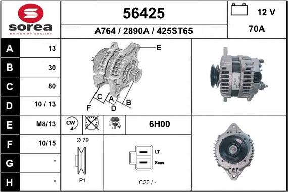 EAI 56425 - Alternateur cwaw.fr