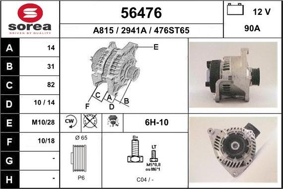 EAI 56476 - Alternateur cwaw.fr