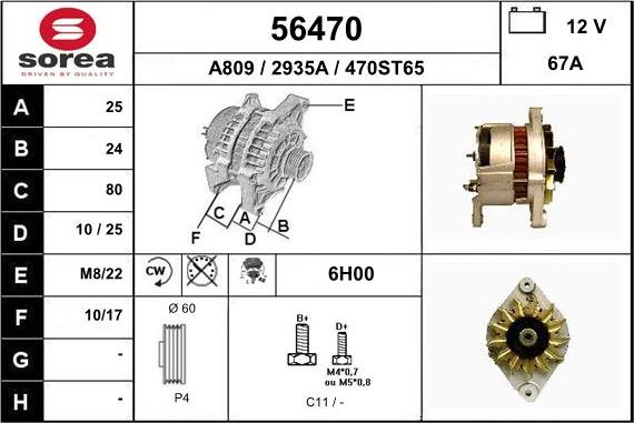 EAI 56470 - Alternateur cwaw.fr