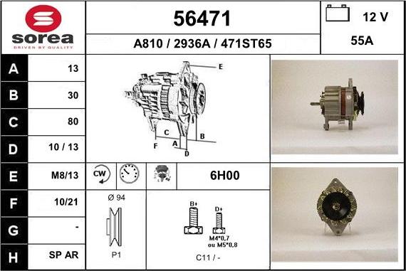 EAI 56471 - Alternateur cwaw.fr