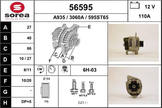 EAI 56595 - Alternateur cwaw.fr